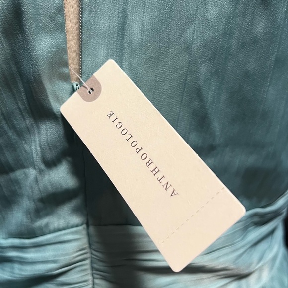 Elegant Light Teal Anthropologie Women's Dress Size 4 NWT - Picture 8 of 11